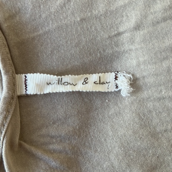 Willow and Clay Sequined Tank Top Size L Clay/Beige 100% Viscose/Polyester - Picture 4 of 9